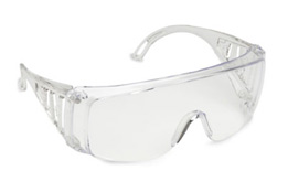 SAFETY GLASSES - CLEAR GREY GREEN
